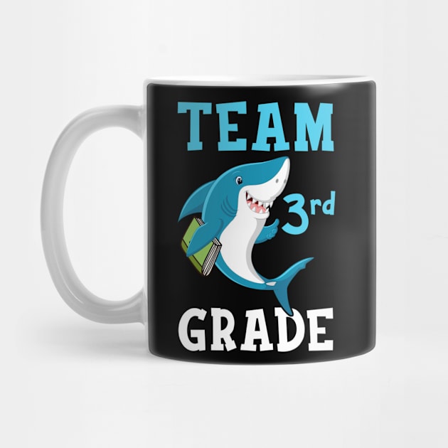 3rd Grade Teacher Student Shirts Shark Back To School Gift by hardyhtud